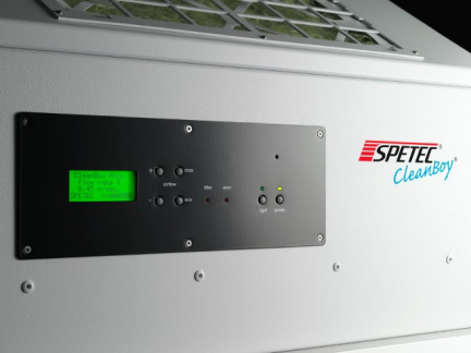 Řídící panel flowboxu Cleanboy